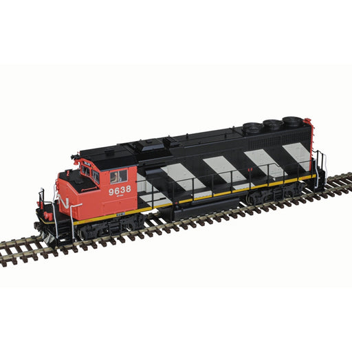 Atlas HO Scale GP40-2W Diesel Canadian National CN - DC (Zebra Stripe)