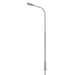Atlas HO Scale Gray Single Arm Streetlight with LED 3 Pack