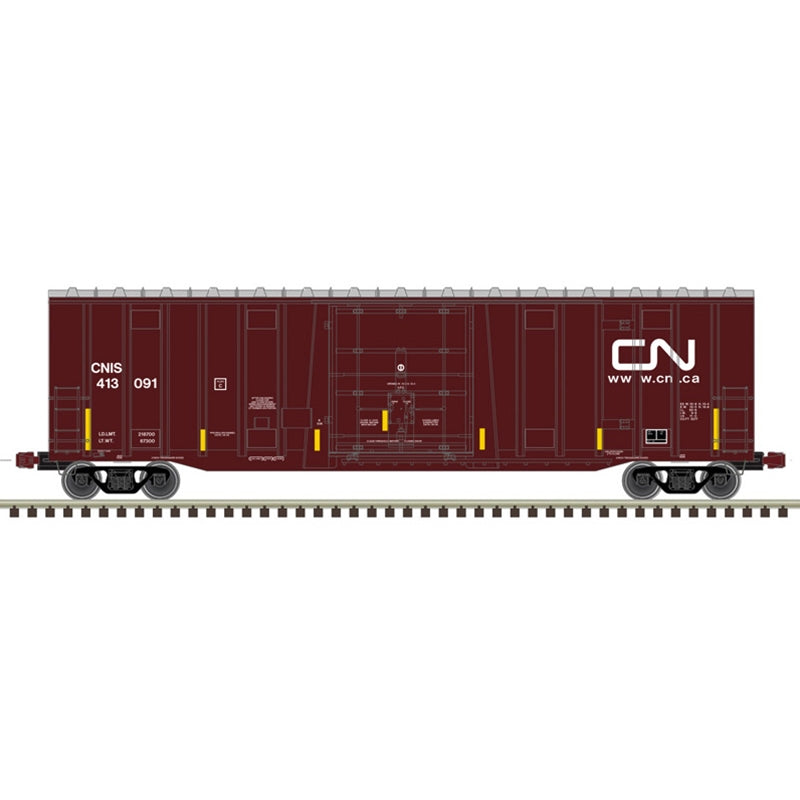 Atlas HO Scale NSC 50' 5277 Plug Door Box Car Canadian National with Conspicuity CNIS
