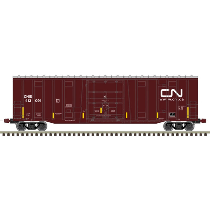 Atlas HO Scale NSC 50' 5277 Plug Door Box Car Canadian National with Conspicuity CNIS