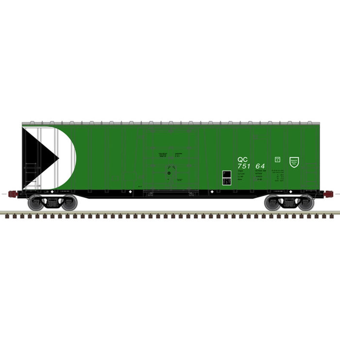 Atlas HO Scale NSC 50' 5277 Plug Door Box Car Quebec Central "Multimark" QC