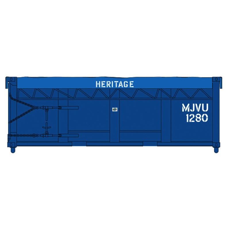 Atlas HO Scale Waste Containers Merco Joint Venture MJVU (6 Pack)