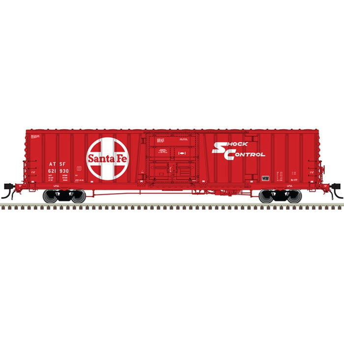 Atlas Master 20007298 HO Scale Bx-177 Boxcar Santa Fe "Shock Control" ATSF 621786