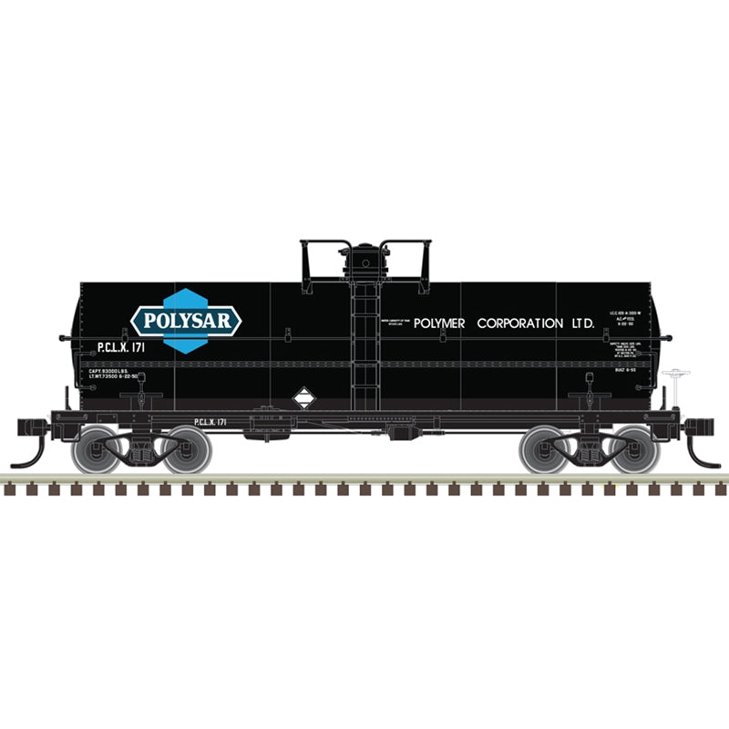 Atlas Master 20007351 HO Scale 11,000 Gallon Tank Car Polysar PCLX 170