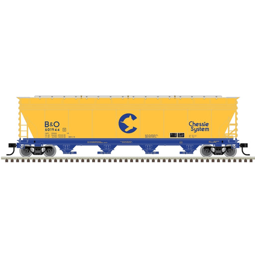 Atlas Master 20007368 HO Scale ACF 5250 Covered Hopper Chessie System B&O 601944