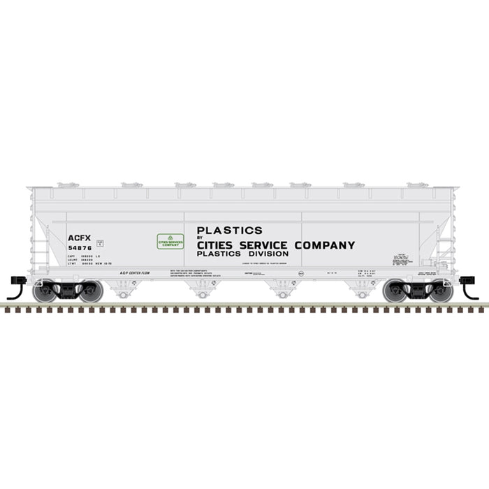 Atlas Master 20007370 HO Scale ACF 5250 Covered Hopper Cities Service ACFX 54852