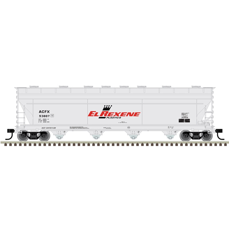 Atlas Master 20007377 HO Scale ACF 5250 Covered Hopper El Rexene 53808