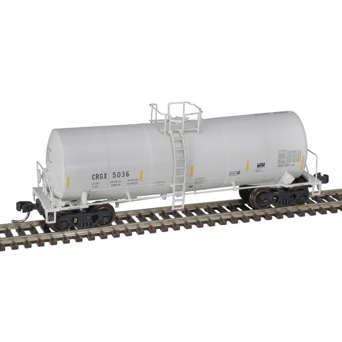 Atlas Master 50006456 N Scale Trinity 17,600-Gallon Corn Syrup Tank Car Cargill CRGX 5036 (UTCI Repaint with Conspicuity Stripes)