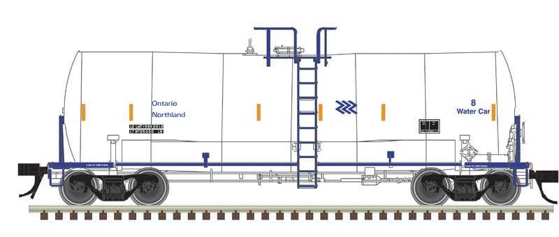 Atlas Master 50006465 N Scale Trinity 17,600-Gallon Tank Car Ontario Northland #7 (Water Car)