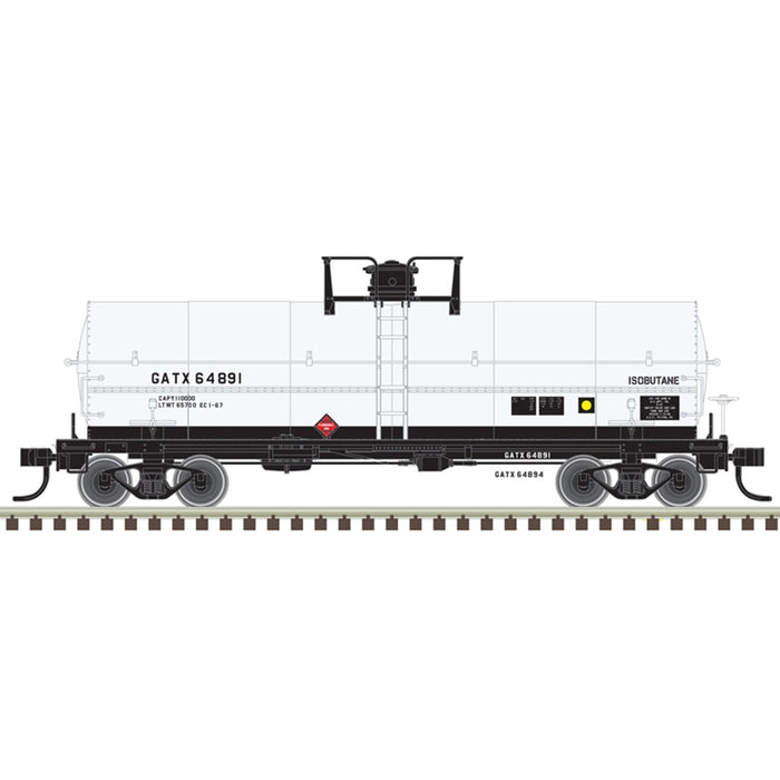 Atlas Master 50006590 N Scale 11,000 Gallon Tank Car GATX (Isobutane) 64891