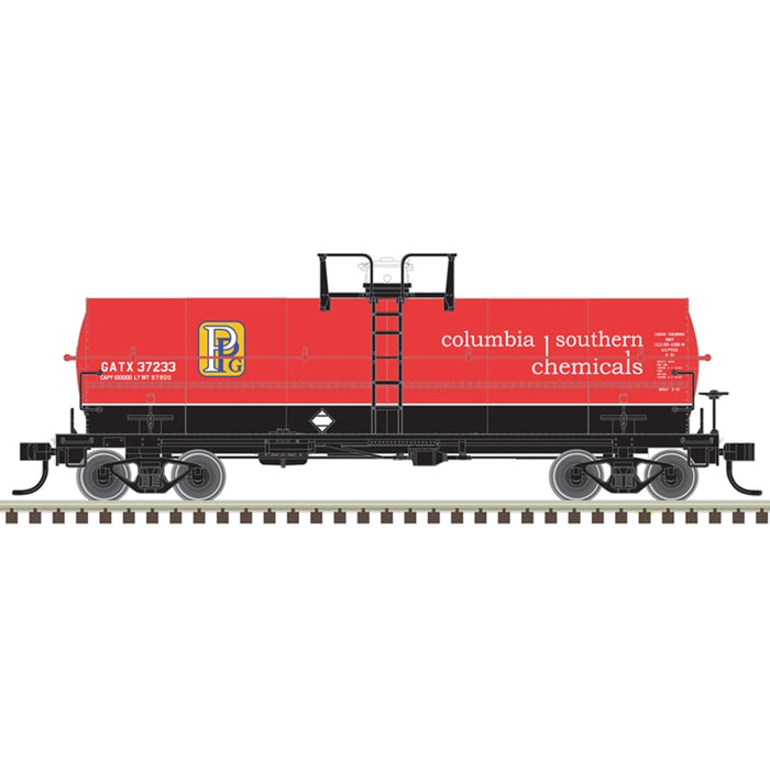 Atlas Master 50006594 N Scale 11,000 Gallon Tank Car PPG Columbia Southern GATX 37233