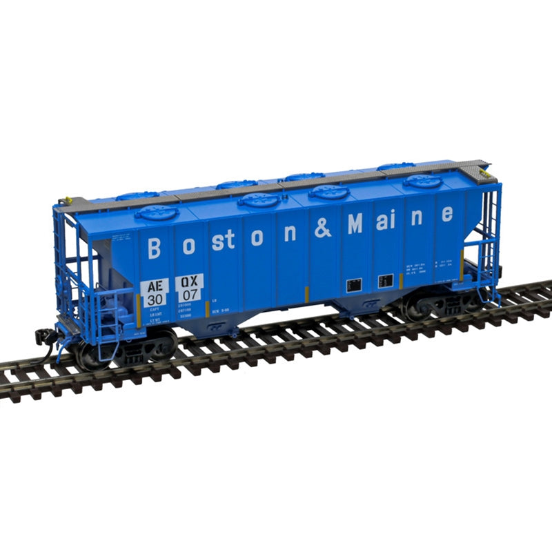 Atlas Master Plus 20007687 HO Scale Portec 3000 Covered Hopper ATEL Leasing AEQX 3017 (Ex-B&M)