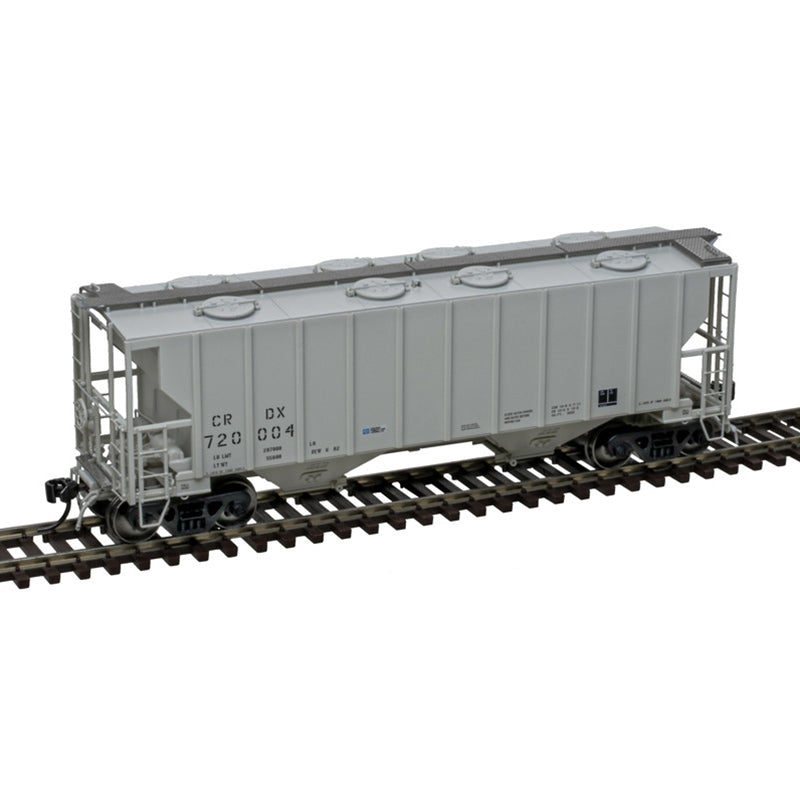 Atlas Master Plus HO Scale Portec 3000 Covered Hopper Chicago Freight Car Leasing CRDX