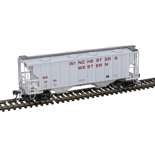 Atlas Master Plus HO Scale Portec 3000 Covered Hopper Winchester & Western W&W