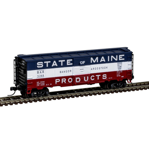 Atlas N Scale 40' 1932 ARA Boxcar Bangor & Aroostook BAR (State of Maine)