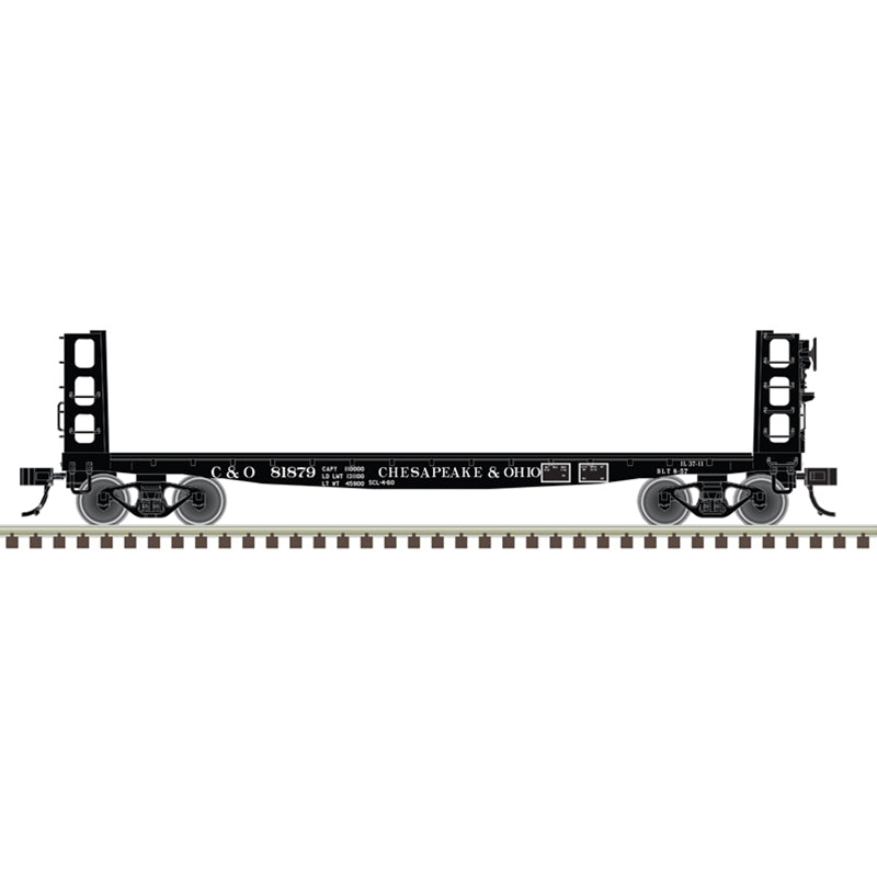 Atlas N Scale 42' Pulpwood Flatcar with Load Chesapeake & Ohio C&O