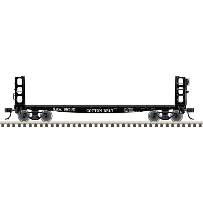 Atlas N Scale 42' Pulpwood Flatcar with Load Cotton Belt SSW