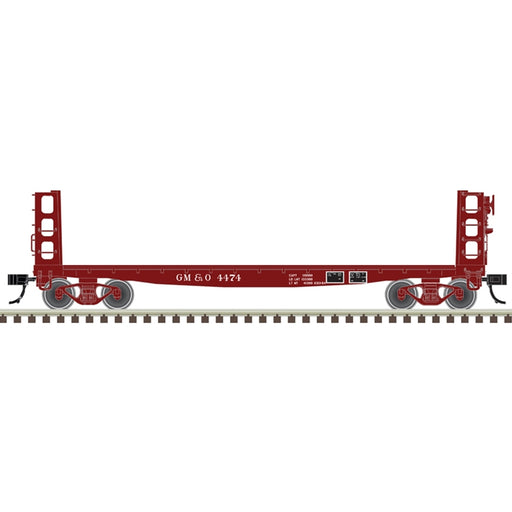Atlas N Scale 42' Pulpwood Flatcar with Load Gulf, Mobile & Ohio GM&O