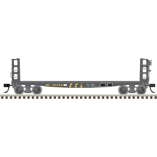 Atlas N Scale 42' Pulpwood Flatcar with Load Seaboard Coast Line SCL