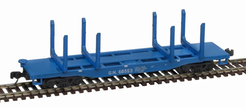Atlas N Scale 45' Logging Flatcar Great Northern GN