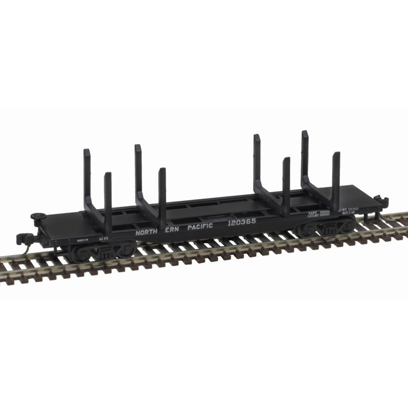 Atlas N Scale 45' Logging Flatcar Northern Pacific NP