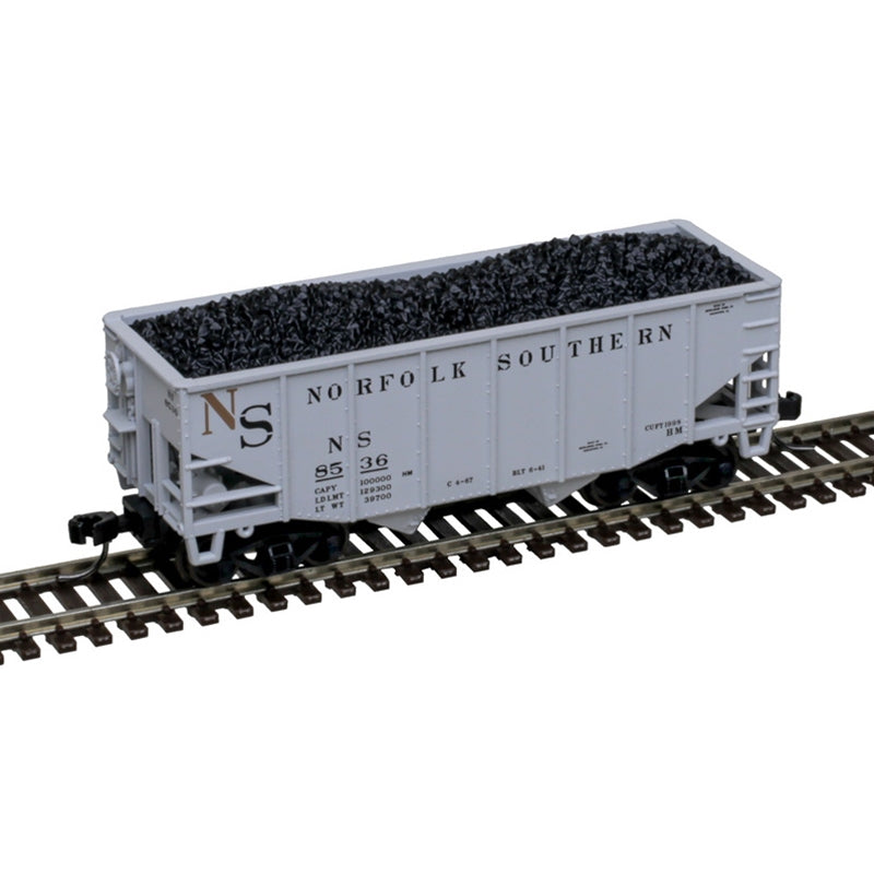Atlas N Scale 55 Ton Fishbelly Hopper Original Norfolk Southern NS