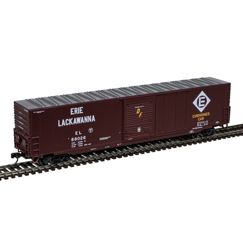 Atlas N Scale 60' Double Door Auto Parts Boxcar Erie Lackawanna EL