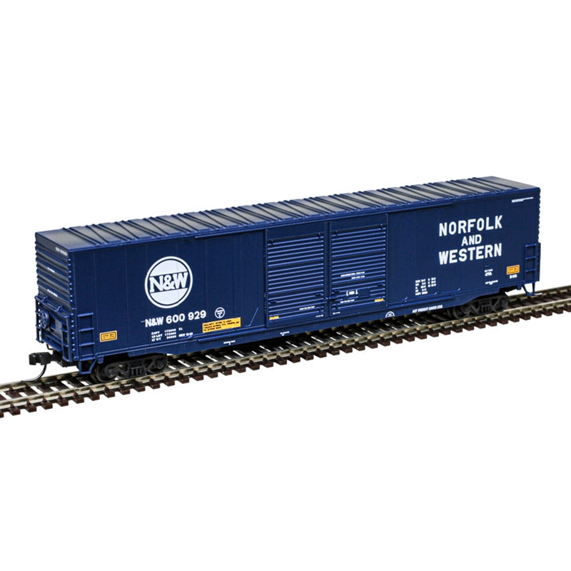 Atlas N Scale 60' Double Door Auto Parts Boxcar Norfolk & Western NW
