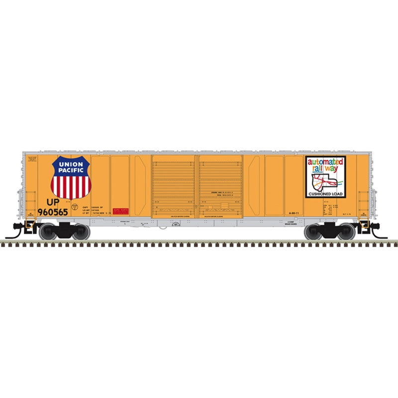 Atlas N Scale 60' Double Door Auto Parts Boxcar Union Pacific UP