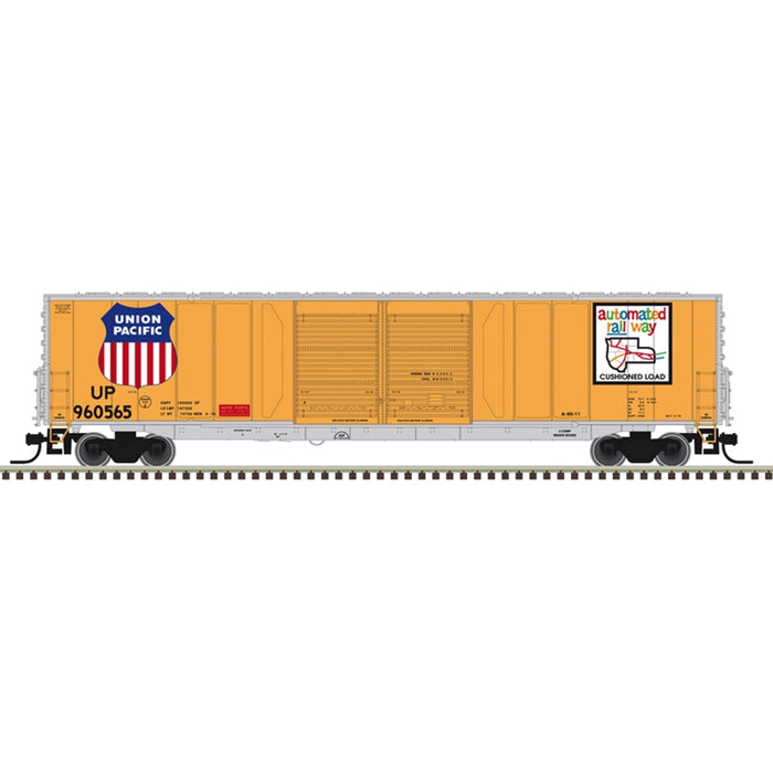 Atlas N Scale 60' Double Door Auto Parts Boxcar Union Pacific UP
