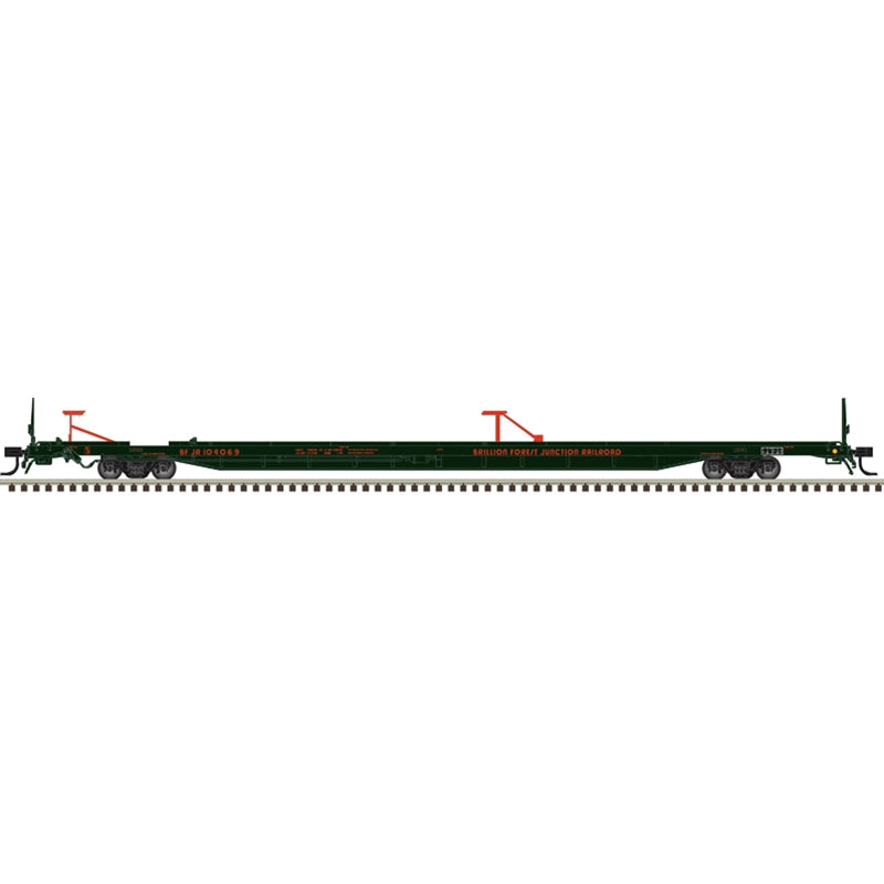 Atlas N Scale 89'4" TOFC Flatcar Birillion & Forest Junction BFJR