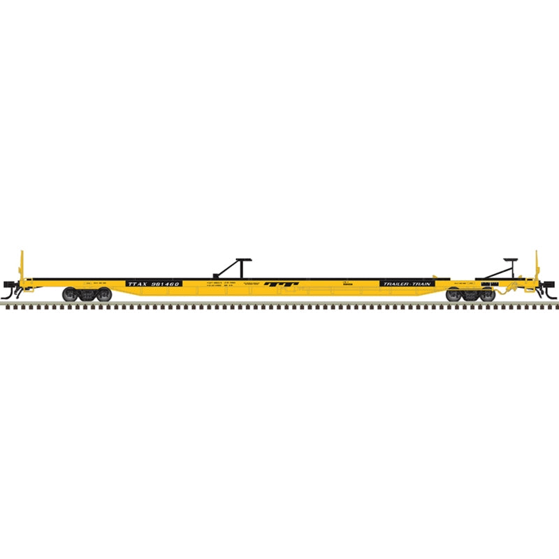 Atlas N Scale 89'4" TOFC Flatcar Trailer Train TTAX