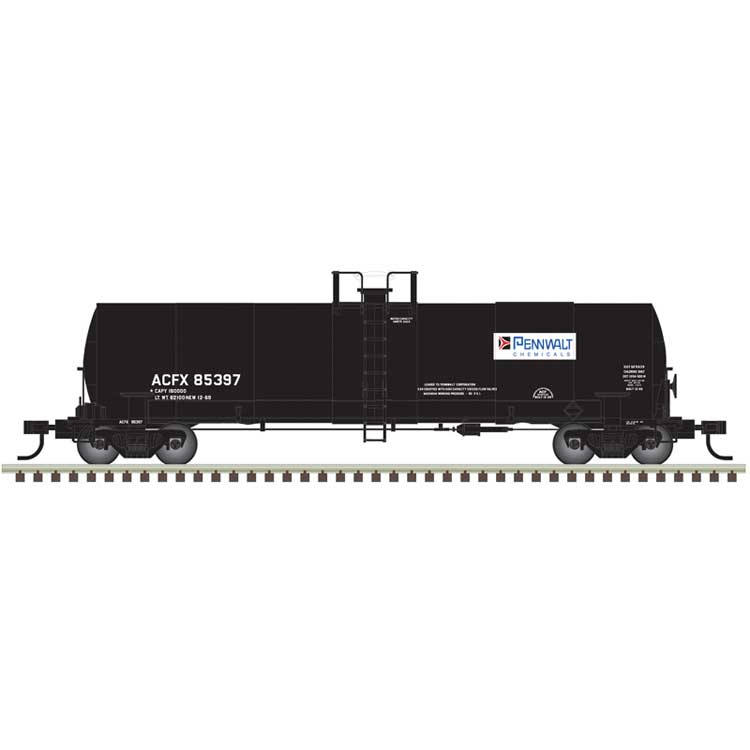Atlas N Scale ACF 17,360 Gallon Tank Car Pennwalt Chemicals ACFX