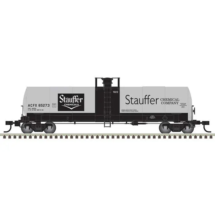 Atlas N Scale ACF 17,360 Gallon Tank Car Stauffer Chemical ACFX