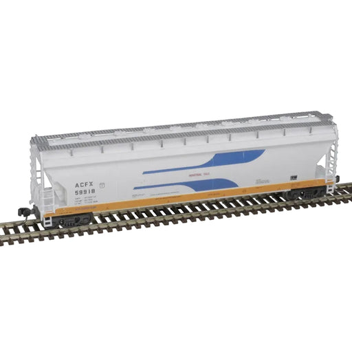 Atlas N Scale ACF 4 Bay Center Flow Pressureaide Covered Hopper ACFX