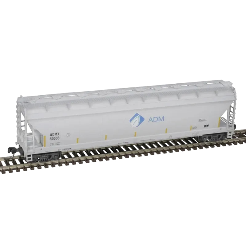 Atlas N Scale ACF 4 Bay Center Flow Pressureaide Covered Hopper ADMX