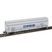 Atlas N Scale ACF 4 Bay Center Flow Pressureaide Covered Hopper Cyprus ACFX