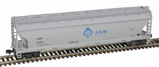 Atlas N Scale ACF 4 Bay Center Flow Pressureaide Covered Hopper "Molecule" ADMX