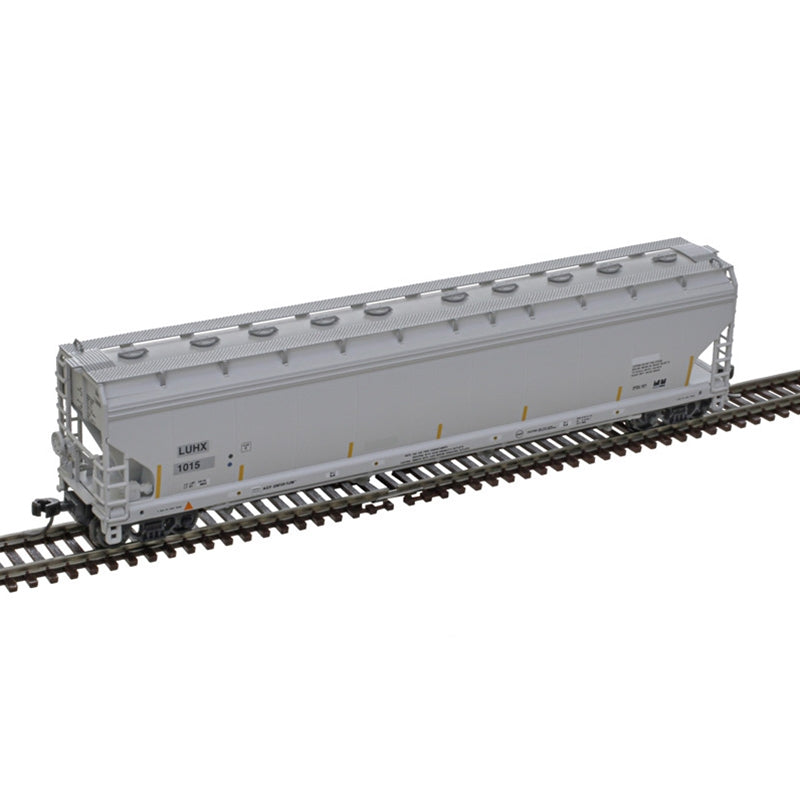 Atlas N Scale ACF 5800 4 Bay Covered Hopper Luhu Logistics LUHX