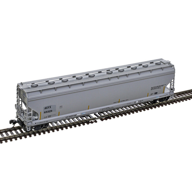 Atlas N Scale ACF 5800 4 Bay Covered Hopper ACFX