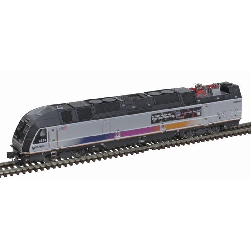Atlas N Scale ALP-45DP/A Loco  NJ Transit "First Responders" 4533
