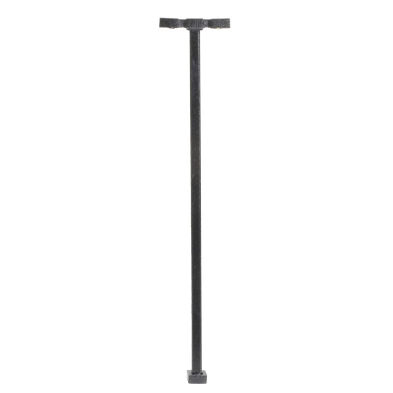 Atlas N Scale Black Double-Arm Square 30' Streetlight LED Light (3 Pack)