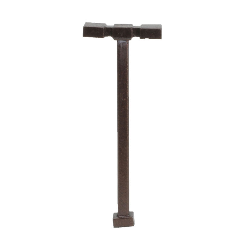 Atlas N Scale Bronze Double-Arm Square 15' Streetlight LED Light (3 Pack)