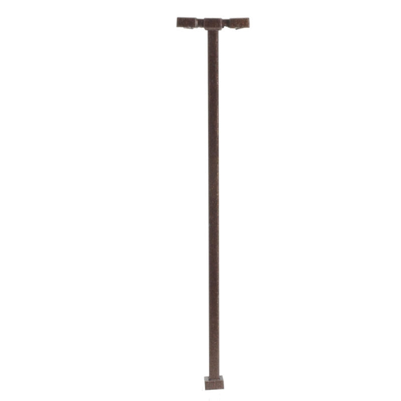 Atlas N Scale Bronze Double-Arm Square 30' Streetlight LED Light (3 Pack)