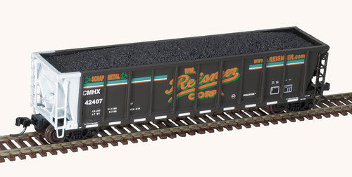 Atlas N Scale Coalveyor Bathtub Gondola Reisner Scrap Metals CMHX