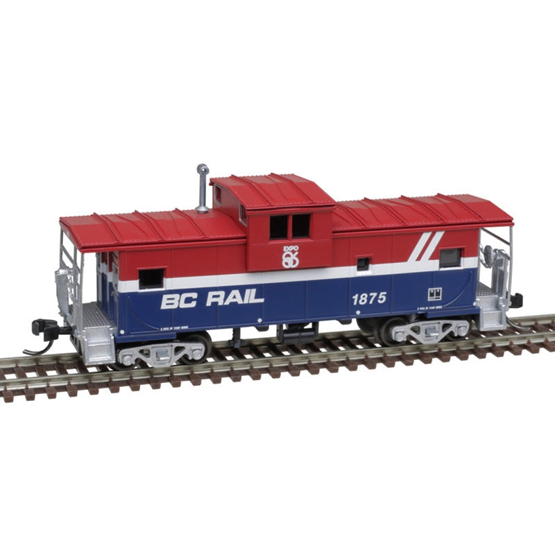 Atlas N Scale Extended Vision Caboose British Columbia BC Rail