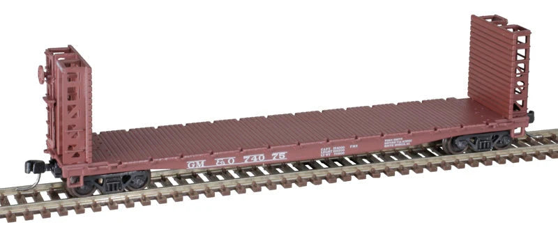 Atlas N Scale GSI-GSC 48' Bulkhead Flatcar Gulf, Mobile & Ohio GM&O