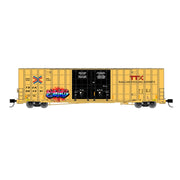 Atlas N Scale Gunderson 7550 Boxcar TTX TBOX with Graffiti