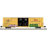 Atlas N Scale Gunderson 7550 Boxcar TTX TBOX with Graffiti