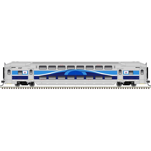 Atlas N Scale Multi-Level Commuter Coach Trailer Montreal EXO